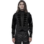 Gilet 'Silvanus' en Brocart et Velours Noirs