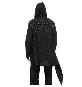 Veste à Capuche 'Stormshadow' Noire et Grise