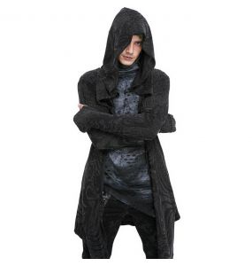 Veste à Capuche 'Stormshadow' Noire et Grise