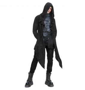 Veste à Capuche 'Stormshadow' Noire et Grise