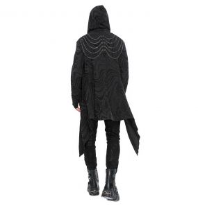 Veste à Capuche 'Stormshadow' Noire et Grise