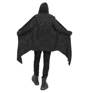 Veste à Capuche 'Stormshadow' Noire et Grise