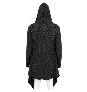 Veste à Capuche 'Stormshadow' Noire et Grise