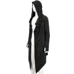 Veste à Capuche 'Stormshadow' Noire et Grise