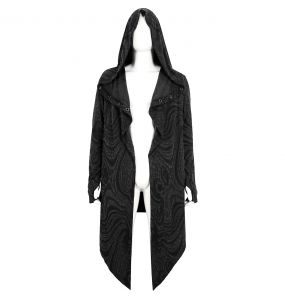 Black and Gray 'Stormshadow' Hooded Jacket