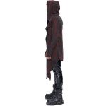 Black, Gray and Burgundy 'Stormshadow' Hooded Jacket