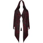 Black, Gray and Burgundy 'Stormshadow' Hooded Jacket