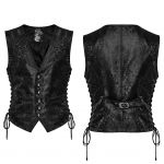 Gilet 'Eraric' en Jacquard Noir