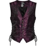 Gilet 'Eraric' en Jacquard Pourpre