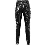 Black Patent Faux Leather 'Ildebad' Pants