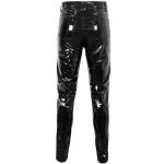 Black Patent Faux Leather 'Ildebad' Pants