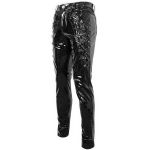 Black Patent Faux Leather 'Ildebad' Pants