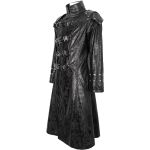 Black Vegan Leather 'Ildebad' Coat