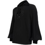 Black 'Thidrek' Medieval Shirt