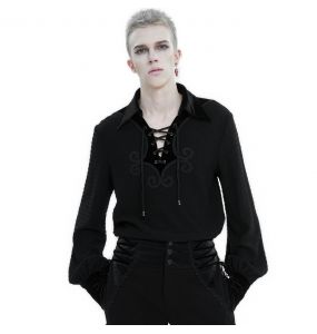 Black 'Thidrek' Medieval Shirt