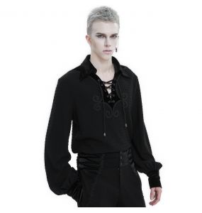 Black 'Thidrek' Medieval Shirt