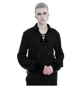 Black 'Thidrek' Medieval Shirt