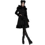 Manteau Gothic Lolita à Capuche 'Dolly' Noir