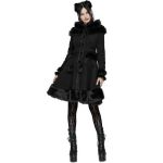 Manteau Gothic Lolita à Capuche 'Dolly' Noir