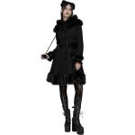 Manteau Gothic Lolita à Capuche 'Dolly' Noir