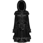 Manteau Gothic Lolita à Capuche 'Dolly' Noir