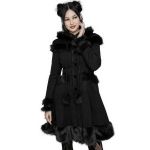 Manteau Gothic Lolita à Capuche 'Dolly' Noir