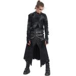 Black Faux Leather 'Odoin' Pants