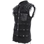 Black 'Odoin' Sleeveless Shirt