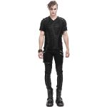 Black 'Dark Punk' Male's Pants