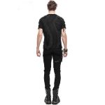 Black 'Dark Punk' Male's Pants