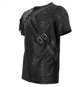 T-Shirt 'Gainas' Noir