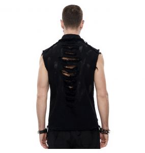 Black 'Sueridus' Sleeveless Shirt