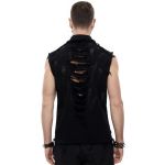 Black 'Sueridus' Sleeveless Shirt