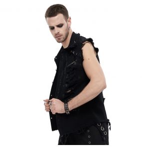 Black 'Sueridus' Sleeveless Shirt