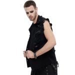 Black 'Sueridus' Sleeveless Shirt