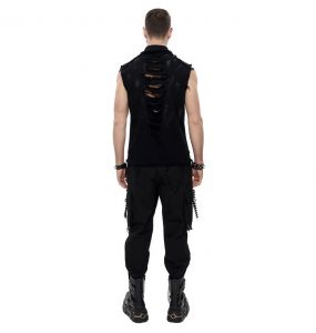 Black 'Sueridus' Sleeveless Shirt