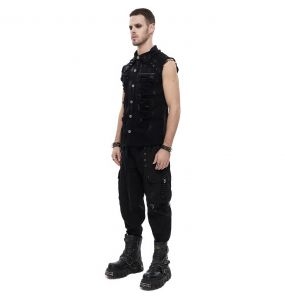 Black 'Sueridus' Sleeveless Shirt