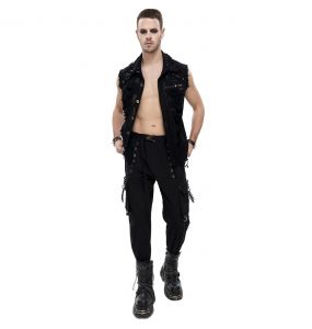 Black 'Sueridus' Sleeveless Shirt