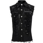 Black 'Sueridus' Sleeveless Shirt