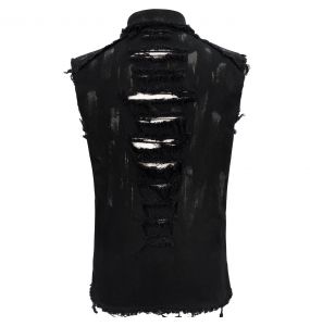 Black 'Sueridus' Sleeveless Shirt