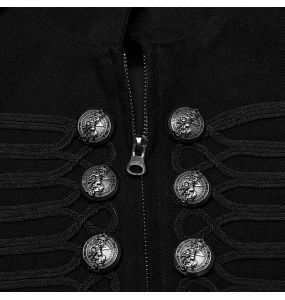 Black 2 in 1 'The Smog' Jacket-Vest