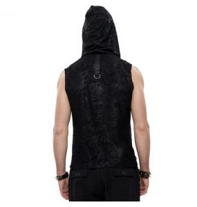 Black 'Sueridus' Hooded T-shirt T-Shirt