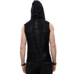 Black 'Sueridus' Hooded T-shirt T-Shirt