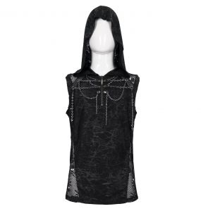 Black 'Sueridus' Hooded T-shirt T-Shirt