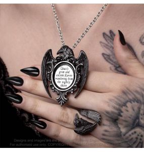 Pendentif 'Quoth the Raven'