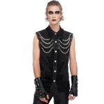 Black 'Aligern' Sleeveless Shirt