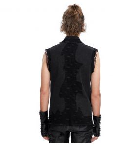 Black 'Aligern' Sleeveless Shirt