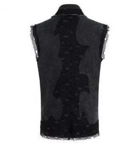 Black 'Aligern' Sleeveless Shirt