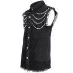 Black 'Aligern' Sleeveless Shirt