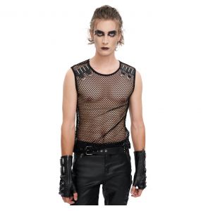 Black 'Aligern' Sleeveless T-Shirt